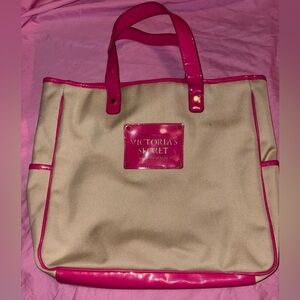 Victoria’s Secret pink tan tote